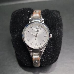Fossil Metallic Silver Women's Watch